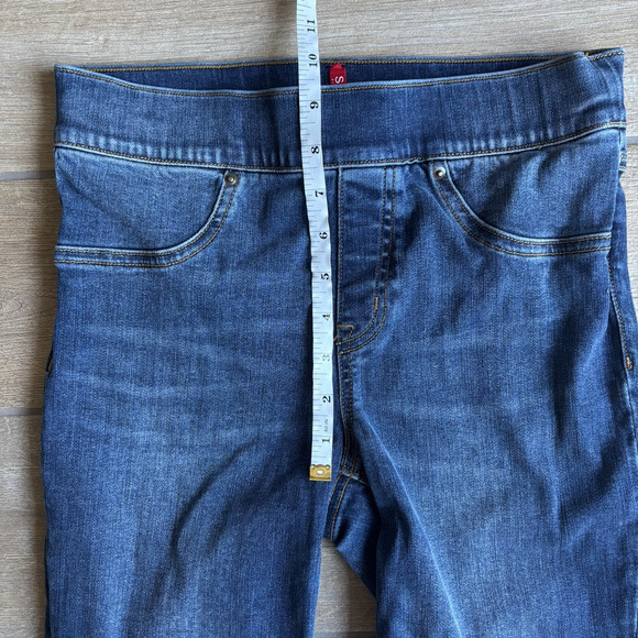 Spanx Jeans Women's Size Small Distressed Pull On Skinny Ankle Denim 20203R - Picture 7 of 16